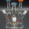 Skinny Beaker with Dichro Marble - 9 Colors Available