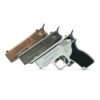 Glock 18 in Silver, Bronze, and Gunmetal Grey